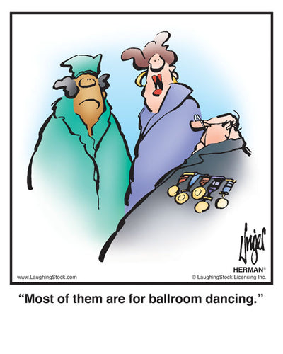 Most of them are for ballroom dancing.