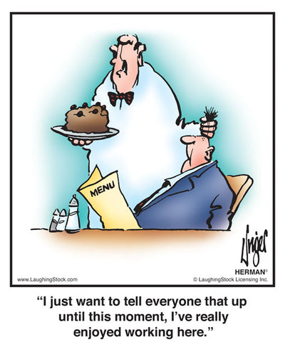 I just want to tell everyone that up until this moment, I’ve really enjoyed working here.