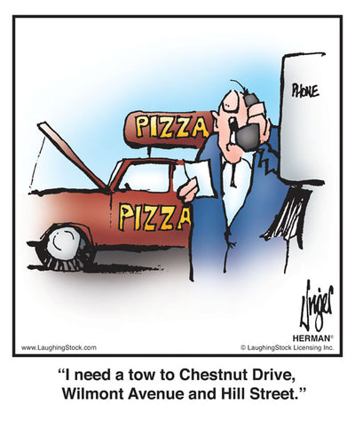 I need a tow to Chestnut Drive, Wilmont Avenue and Hill Street.