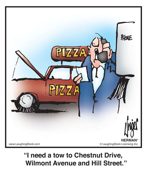 I need a tow to Chestnut Drive, Wilmont Avenue and Hill Street.