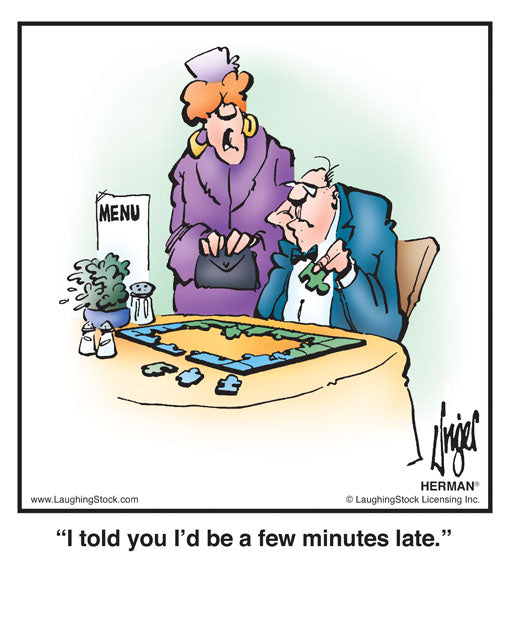 I told you I’d be a few minutes late.