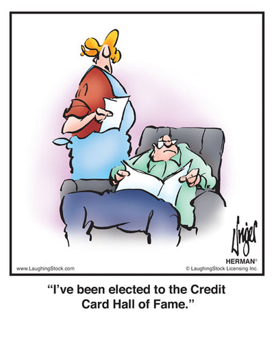 I’ve been elected to the Credit Card Hall of Fame.