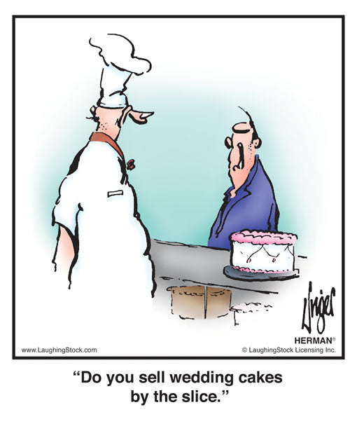 Do you sell wedding cakes by the slice.