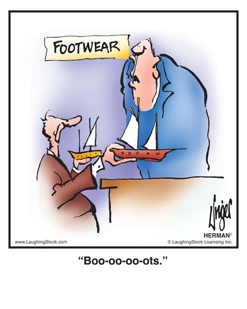 Boo-oo-oo-ots. – LaughingStock