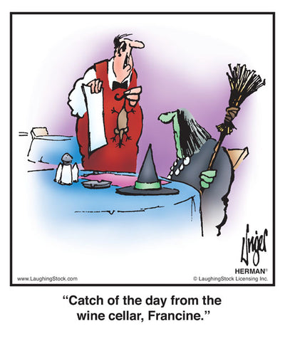 Catch of the day from the wine cellar, Francine.