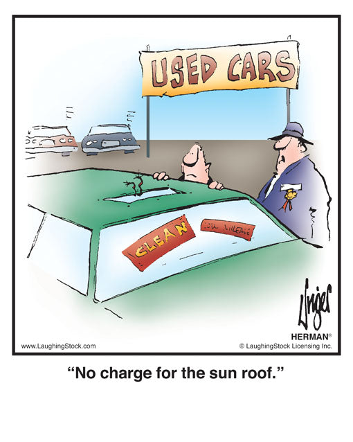 No charge for the sun roof.