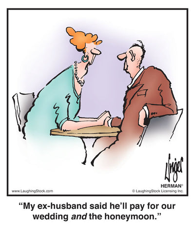 My ex-husband said he’ll pay for our wedding and the honeymoon.