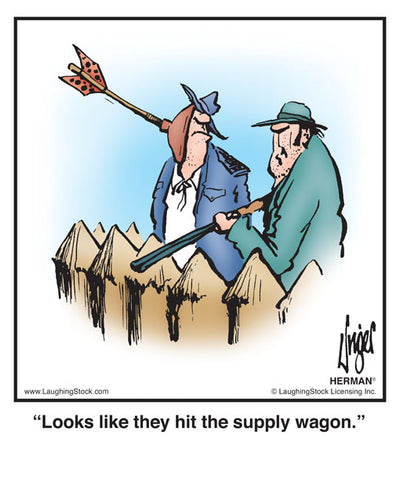 Looks like they hit the supply wagon.