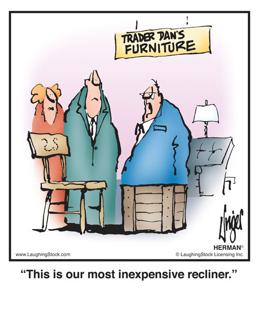 This is our most inexpensive recliner.