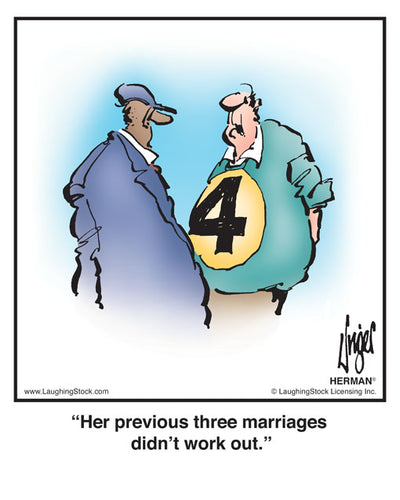 Her previous three marriages didn’t work out.