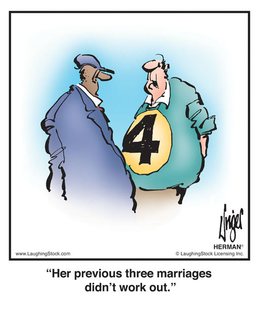 Her previous three marriages didn’t work out.