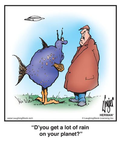 D’you get a lot of rain on your planet?