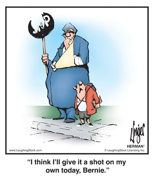 I think I’ll give it a shot on my own today, Bernie.