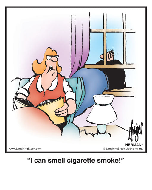 I can smell cigarette smoke!