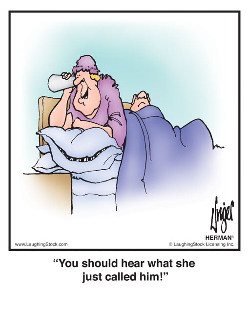 You should hear what she just called him!