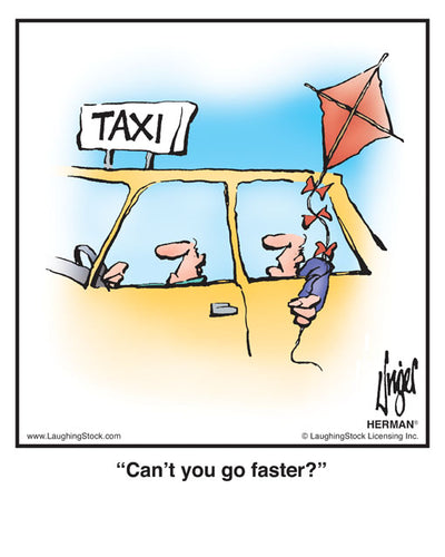 Can’t you go faster?