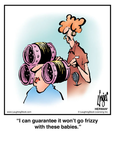 I can guarantee it won’t go frizzy with these babies.