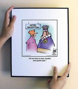 All we have is twin, double and queen-size.