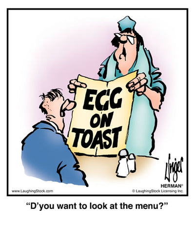 D’you want to look at the menu?