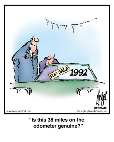 Is this 38 miles on the odometer genuine?