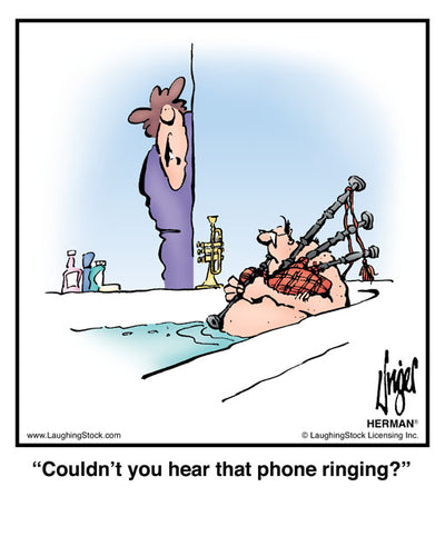 Couldn’t you hear that phone ringing?