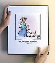 Load image into Gallery viewer, The little gray bits are non-stick frying pan.