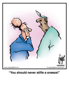 You should never stifle a sneeze!