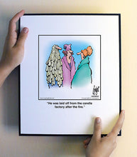 Load image into Gallery viewer, He was laid off from the candle factory after the fire.