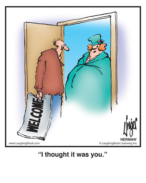 I thought it was you.