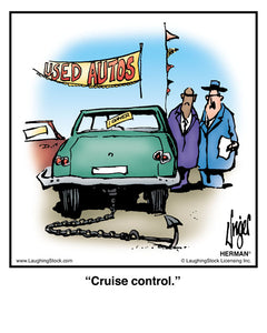 Cruise control.