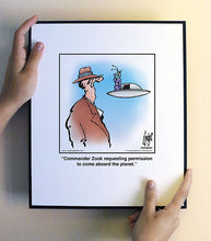 Load image into Gallery viewer, Commander Zook requesting permission to come aboard the planet.