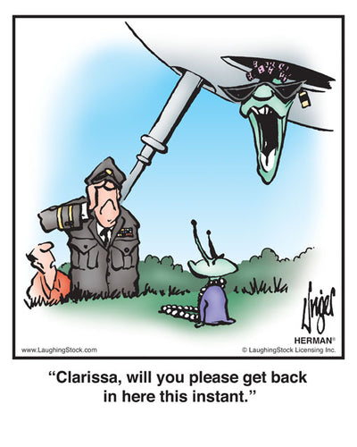 Clarissa, will you please get back in here this instant.