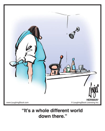 It’s a whole different world down there.