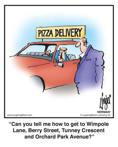 Can you tell me how to get to Wimpole Lane, Berry Street, Tunney Crescent and Orchard Park Avenue?