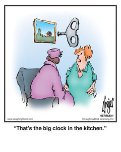 That’s the big clock in the kitchen.