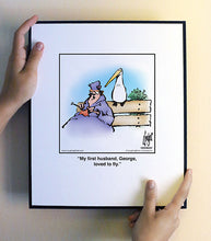 Load image into Gallery viewer, My first husband, George, loved to fly.