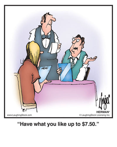 Have what you like up to $7.50.