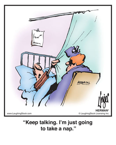 Keep talking. I’m just going to take a nap.