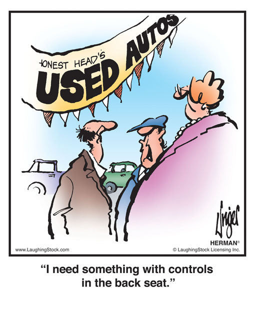 I need something with controls in the back seat.