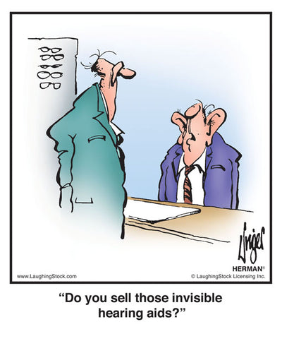 Do you sell those invisible hearing aids?