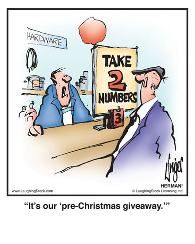 It’s our ‘pre-Christmas giveaway.’