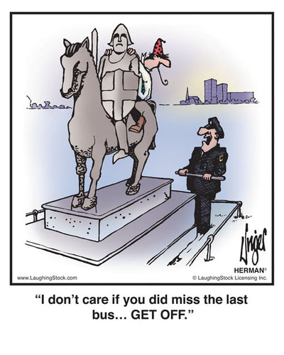 I don’t care if you did miss the last bus… GET OFF.