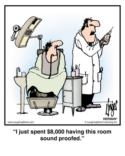 I just spent $8,000 having this room sound proofed.