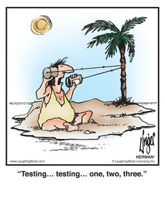 Testing… testing… one, two, three.