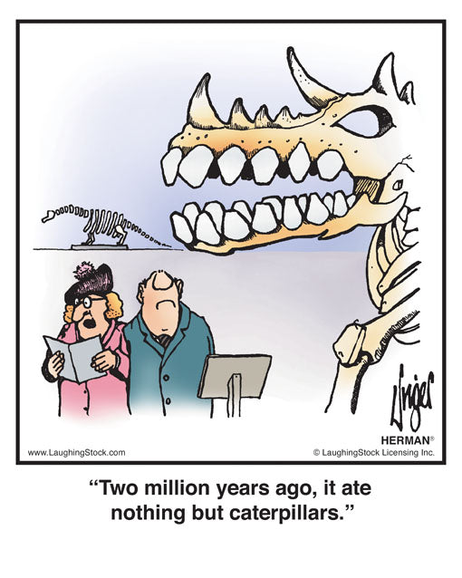 Two million years ago, it ate nothing but caterpillars.