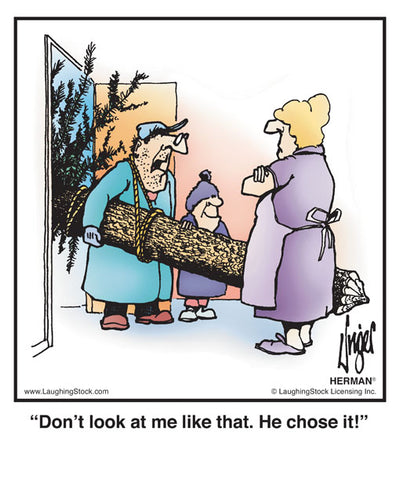 Don’t look at me like that. He chose it!