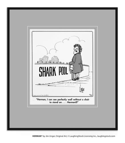 Herman, I can see perfectly well without a chair to stand on… Herman!!!