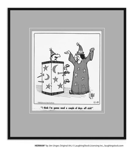 I think I’m gonna need a couple of days off sick.