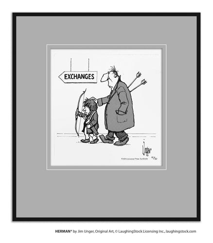 NO CAPTION, father with arrows in back exchanging bow/arrow set