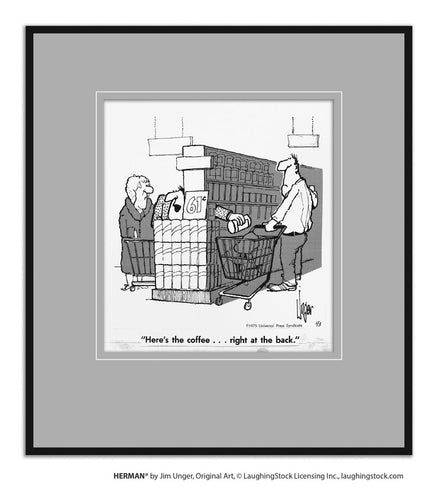 Here’s the coffee… right at the back.